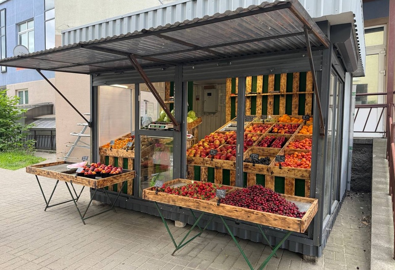 Продаётся два прибыльных павильона по продаже овощей и фруктов, возможна продажа в кредит.
